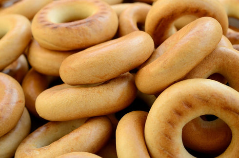 RawJoy Pack 12 Fresh New York Plain Bagel by | Delicious Fresh Plain