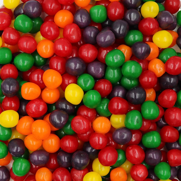 Smarty Stop Fruit Sours Chewy Candy Balls, Bite-Size AND Resealable Bag (Assorted, 2 Pound