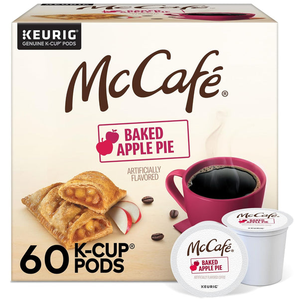 McCafe Baked Apple Pie Coffee, Keurig Single Serve K-Cup Pods, 60 Count,