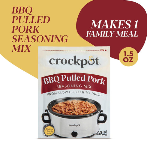 1.5 (Pack 12) Crock-Pot BBQ Pulled Pork Seasoning Mix, Ounce