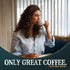 16-Ounce (Pack 2) The Bean Organic Coffee Company Water Processed DECAF Peppermint Mocha, Medium Roast, Whole Bean