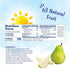 100% 4 oz (Pack 24) Dole Diced Pears in Juice - Dole Fruit Bowls Snacks - Fruit Bowls