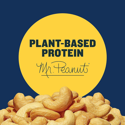1 lb 2.25oz PLANTERS Deluxe Salted Whole Cashews, Party Snacks, Plant-Based Protein, Quick Snack for Adults, After