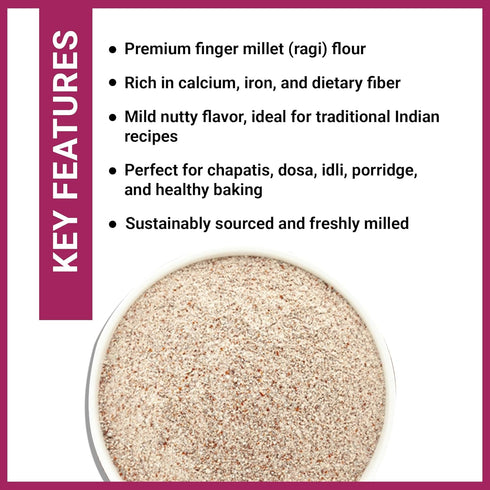 Jalpur Organic Ragi Flour - Nutrient-Rich Superfood