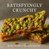 (7 Oz) ANDY ANAND CHOCOLATIER Gluten Free Pistachio Brittle - Made in Italy Roasted Nutty Croccante, Simply Delicious