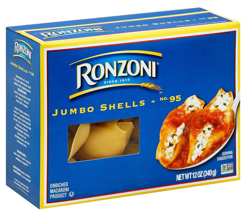 Ronzoni 12 oz Jumbo Shells Pasta