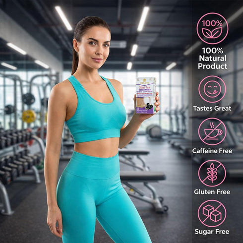 25 (1 Pack) HYLEYS Slim Tea Acai Berry Flavor - Weight Loss Herbal Supplement Cleanse and Detox - Tea Bags