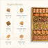 1.1lb (500g) 35 Damaskino Home Assorted Turkish Baklava Gift Box Pieces Traditional Pistachio Baklava Pastry