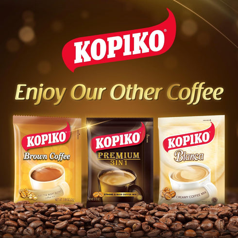 (0.88 OZ/25gr 30 Kopiko Brown Instant Coffee Mix Authentic Indonesian Volcanic Coffee Taste the Irresistibly Delicious