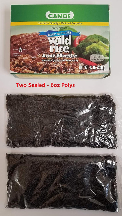 12oz Canoe Freshly Roasted Wild Rice
