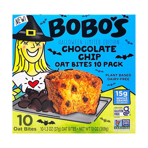 Bobo's Oat Bars Halloween Chocolate Chip Oat Bites, 13 OZ