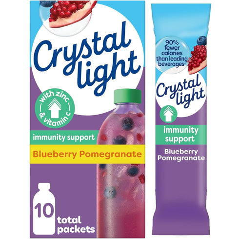 Crystal Light Immunity Support Blueberry Pomegranate naturally flavored with other natural flavor