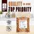 3 LB Roastery Coast - Just Roasted Almonds | Bulk Daily Nuts | Keto Snack | Lightly salted | Plant Protein | Heart