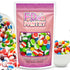 4 oz, Freeze-Dried Candy Fruit Crunch Tropical, Assorted Variety Flavors, Bag Pouch, Ideal Gift Snack