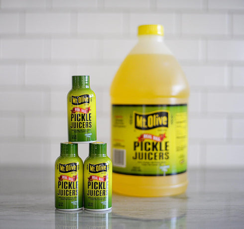 100% 64 Mt. Olive Pickle Juice Kosher Dill Pickle Brine, Ounce Bottle