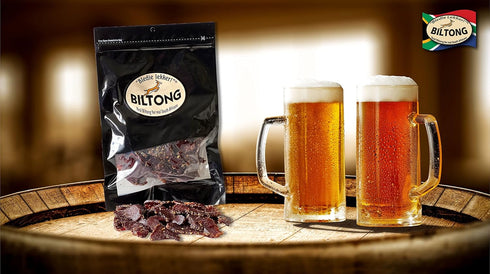 16oz Bledie Lekker Sliced Beef Biltong One Pound Resealable Bag