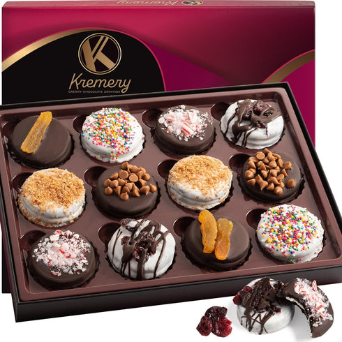 KREMERY Creamy Chocolate Cravings - Easter Chocolate Covered Sandwich Cookies & Cream