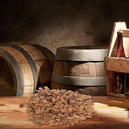 3 100g/Bag, Bags Oak Chips For Aging - Toasted Wood Chips Wine Making Whiskey Aging Supply - Home Brewing Professional