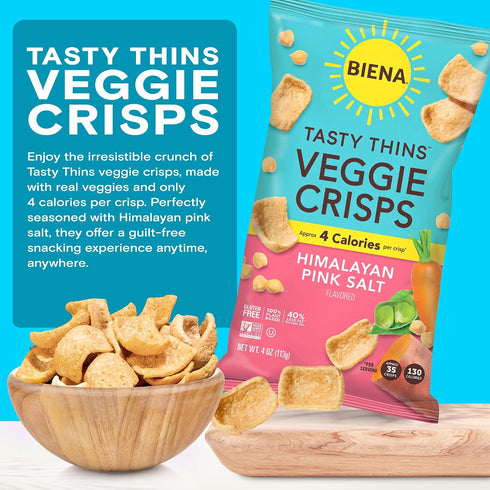 4 OZ Biena Crisps Tasty Thins Sea Sl