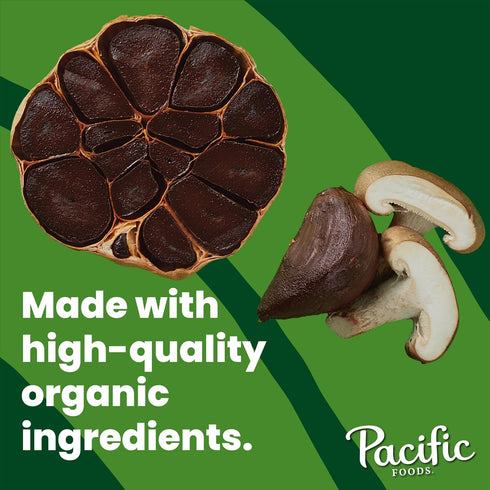 32 Pacific Foods, Broth Bone Chicken Black Garlic Shiitake Organic, Ounce