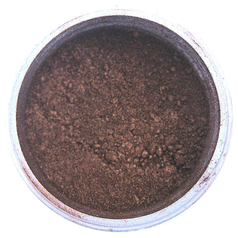 Brown Edible Luster Dust - Food Grade Powder for Decorating, Fondant, Baking (4 Grams)