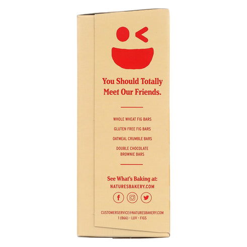 6 Counts, 8.46 (Pack 6) Nature's Bakery Strawberry Oatmeal Crumble Bars, Vegan, Non GMO, Ounces