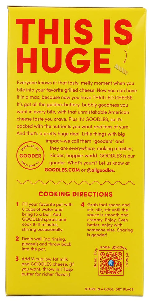 6 Goodles Mac And Cheese Thrilled Cheese, Ounce