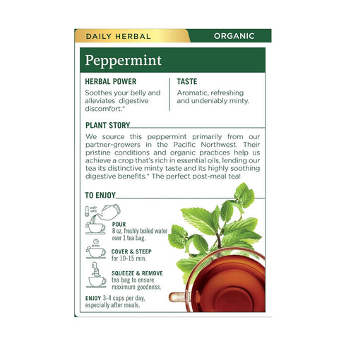16 Traditional Medicinals Tea Peppermint Organic, ct