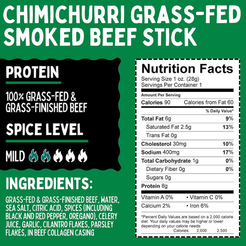 7 5 1 1 (1 7-cnt, 1-oz Flavor Variety Meat Sticks. No Added Nitrates, Gluten, Soy, MSG, Dairy, Nuts. Grass-fed Beef