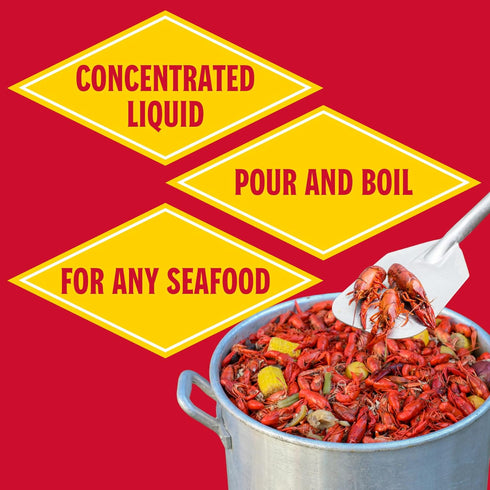 Set) Louisiana Fish Fry Liquid Seafood Boil - Maximum Flavor, Flexible Seasoning (Gift