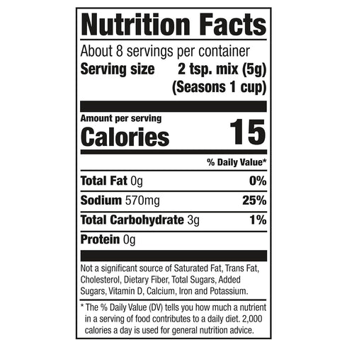 1.5 oz McCormick Slow Cooker Hearty Beef Stew Seasoning Mix