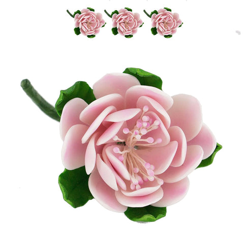 3 Count Global Sugar Art Protea Sugar Cake Flowers Medium Pink, by Chef Alan Tetreault