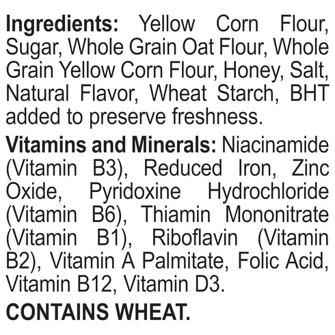Honeycomb 19 oz Honey Flavored Sweetened Corn and Oat Breakfast Cereal, Box