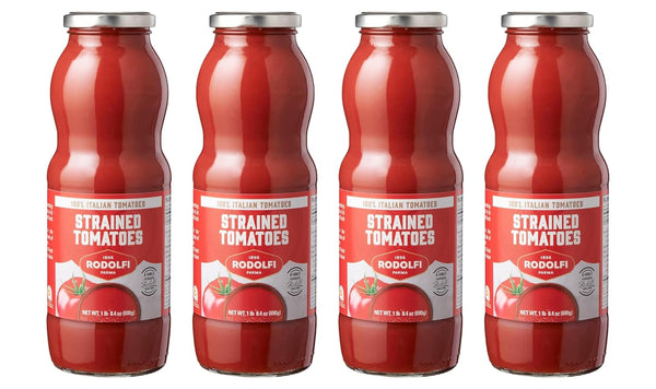 Passata - Strained tomatoes Rodolfi 690gr (Pack of 4)