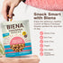 Pack BIENA Chickpea Snacks - Crunchy Roasted Chickpeas - High Fiber Vegan Protein Snacks for Adults and Kids