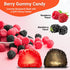 Gummy 1 Gummies Gummy Berries Candy - Pound Bulk Bag, Crunchy Red And Black Candy - Raspberry And Blackberry Berry