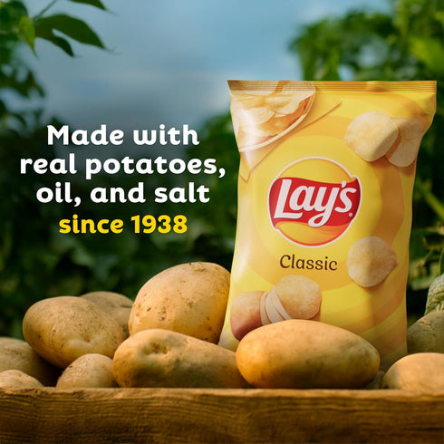 Pack, 1 (Pack 40) Lay's Potato Chips, Classic Chips Variety Ounce