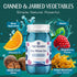 Pack 1 TrueSeaMoss Sea Moss Gel Made in USA Wildcrafted Seamoss, Fruits & Jarred Vegetables Blue Spirulina, of (Labels