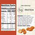 2.25 oz 12 Pack Snak Club Tajin Crunchy Peanuts, Nuts with Chili and Lime Seasoning, Mild, Snack Bags
