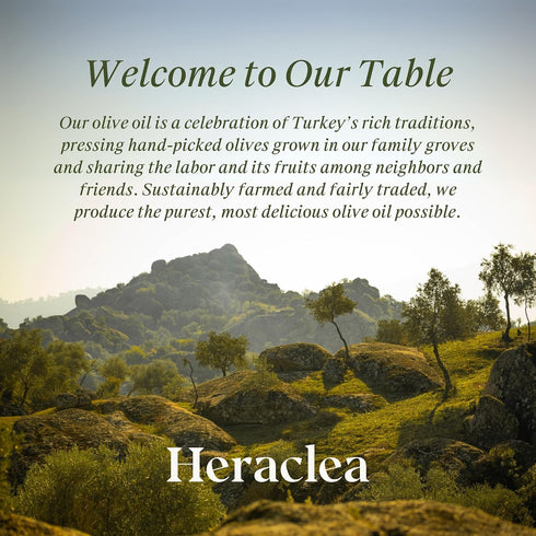 16.9oz Heraclea - Mature Harvest - Extra Virgin Olive Oil - Organic Olive Oil - Cold Pressed EVOO - Polyphenol Rich