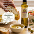 250ml Calizo Tuscan Herb Infused Olive Oil, Glass Bottle, Cold Pressed Extra Virgin EVOO with Real Basil, Oregano