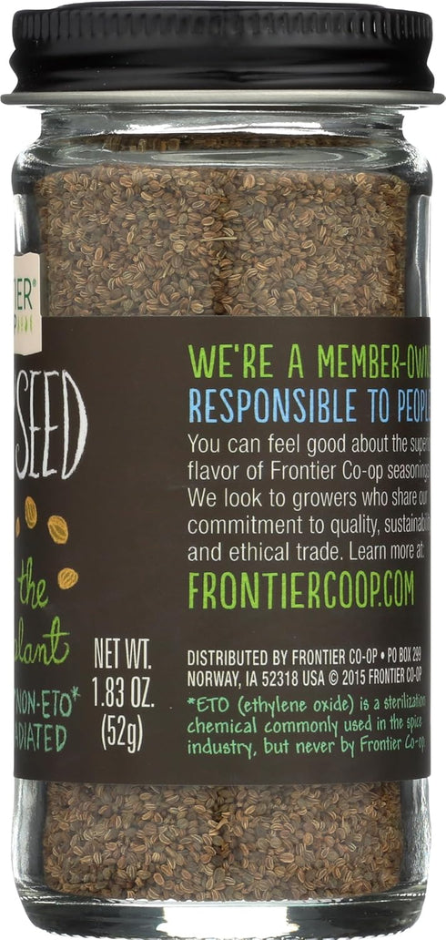 1.83 Frontier Co-op Whole Celery Seed, Ounce Bottle, Great Texture in Salads, Key in Ethnic Dishes and Pickling, Kosher
