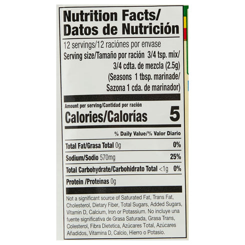1.06 oz Lawry's Tenderizing Beef Marinade Spices & Seasonings Mix