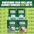 12 WHOLE EARTH Monk Fruit Sweetener with Erythritol, Plant-Based Sugar Alternative, Ounce Pouch