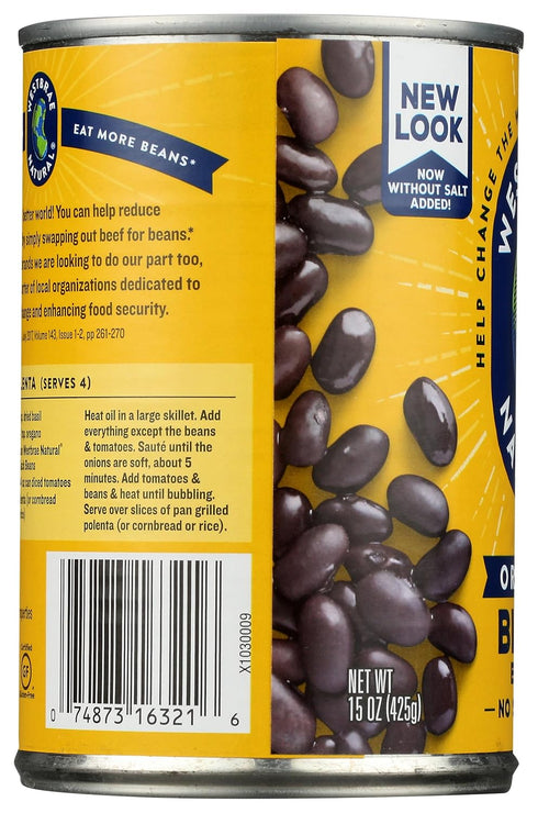 15 oz Westbrae Natural Vegetarian Organic Black Beans