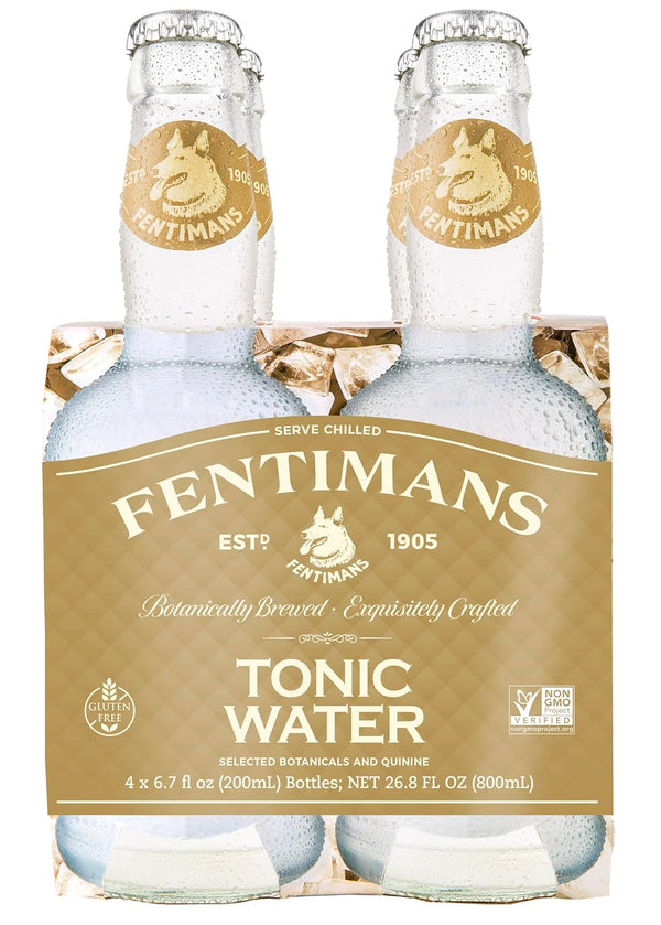 Fentimans Sparkling Tonic Water - Crafted Tonic Water with Quinine, All Natural