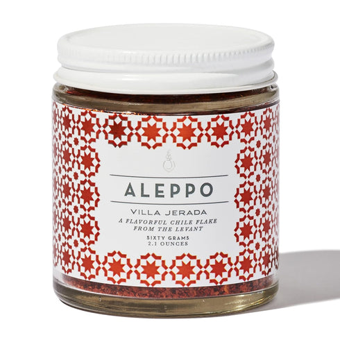 Villa Jerada Aleppo Pepper (Red Chile Seasoning Flakes) - Bright, Savory & Fruity Spice from The Mediterranean’s Levant