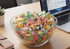 2 lb Fruit Starlight Hard Candy Bulk Assorted Fruit Flavored Mints Cherry Lime Lemon Orange Grape Individually Wrapped