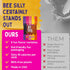 Bee Silly 15 (100 pack, Pack: Flavored Honey Sticks - USDA Grade Single Serve Straws, Only Calories Each - Pure Natural