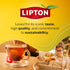 20 Lipton Smooth Mint with Lemon Peels Tea Bags, caffeine free Tea, Fruit and Herbal Tea, Individually Wrapped, Tea